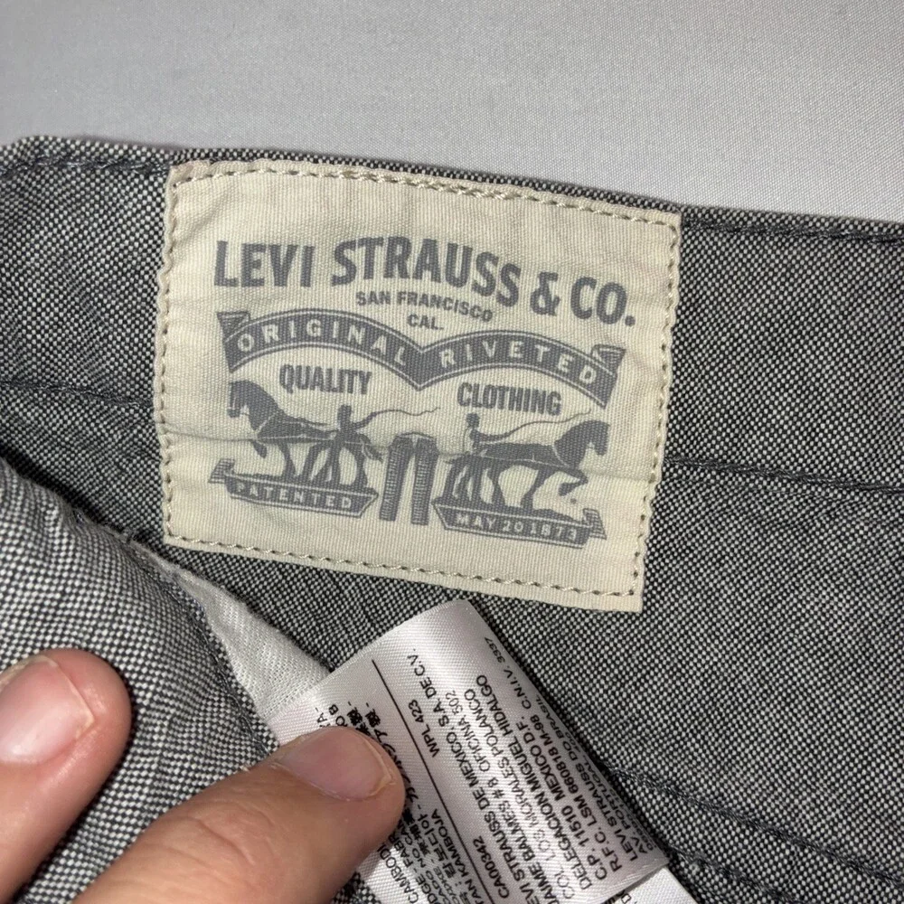 Levi Strauss Chino Jeans Gray Men’s 33x32‎ Retro